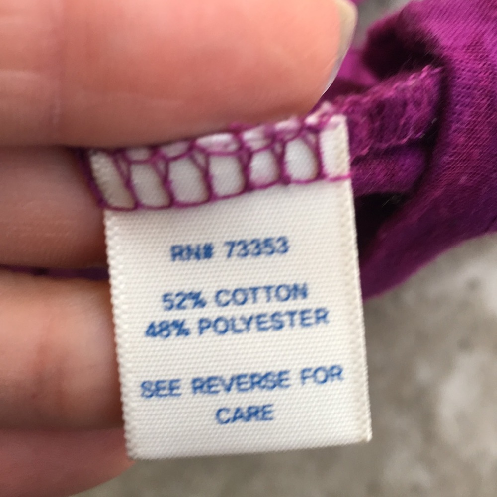 EUC Maurices long sleeve purple top - Picture 4 of 8